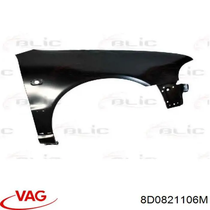 Купить 8D0821106M VAG Крыло переднее правое
