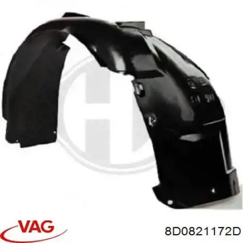 Правый подкрылок переднего крыла VAG 8D0821172D цена, от 13.74 USD