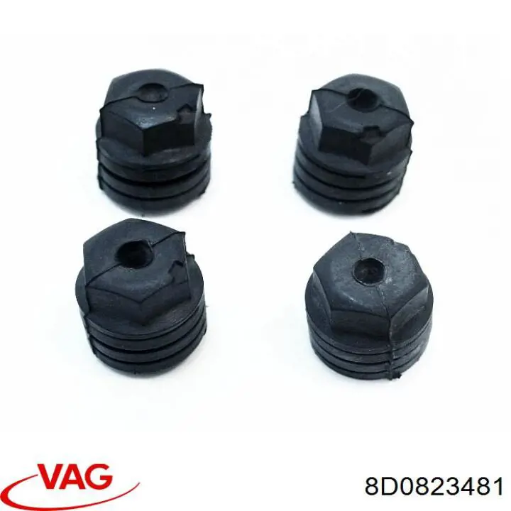 Буфер (отбойник) капота 8D0823481 VAG