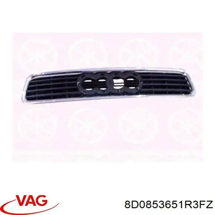 Решетка радиатора 8D0853651R3FZ VAG