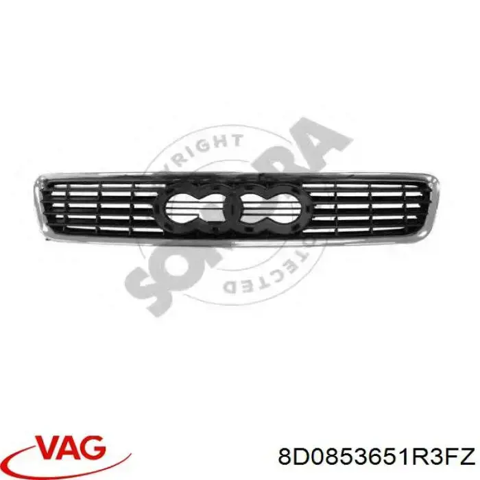 Решетка VAG 8D0853651R3FZ