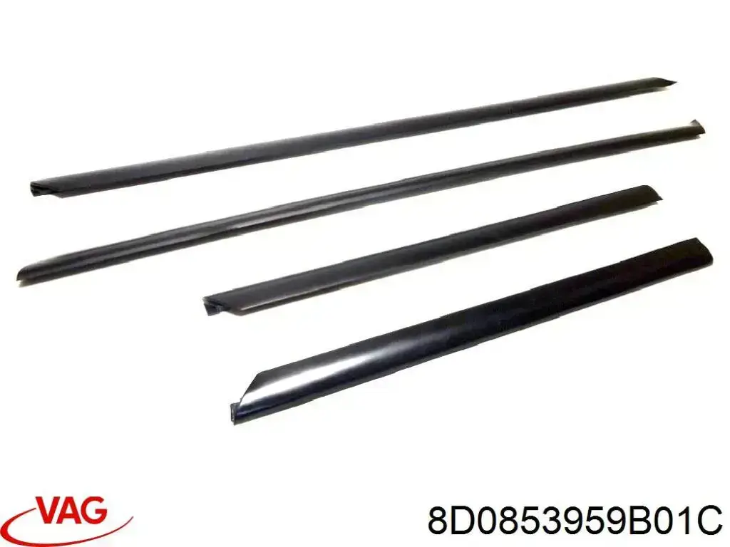 Купить 8D0853959B VAG Молдинг двери передней левой нижний