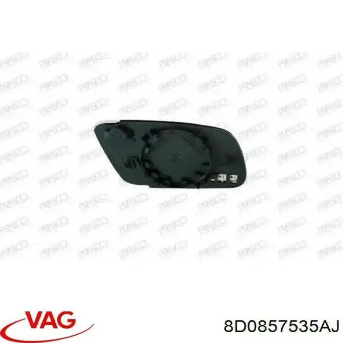 Купить 8D0857535AJ VAG Стекло зеркала заднего вида, левого