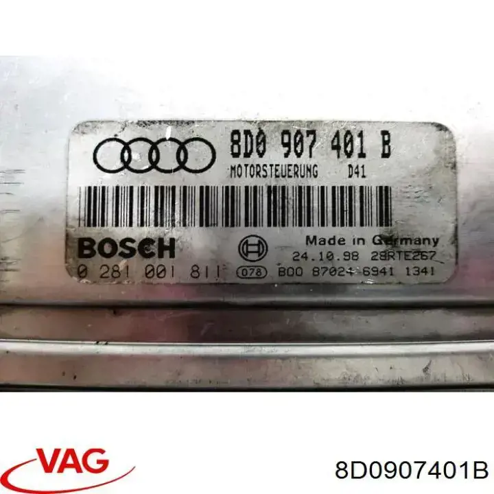 ЭБУ двигателем VAG 8D0907401B цена, от 22.57 USD