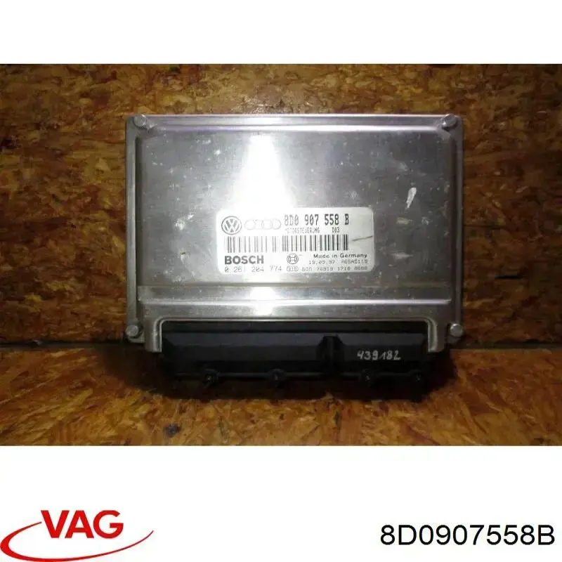 8D0907558B VAG módulo de direção (centralina eletrônica de motor)