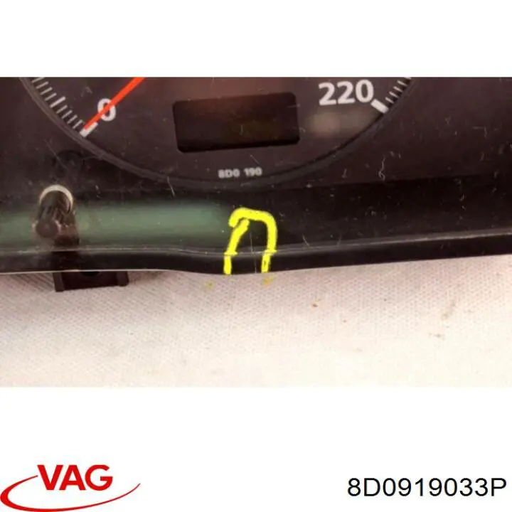 Приборная доска (щиток приборов) VAG 8D0919033P цена, от 16.95 USD