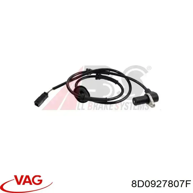 Купить 8D0927807F VAG Датчик АБС задний