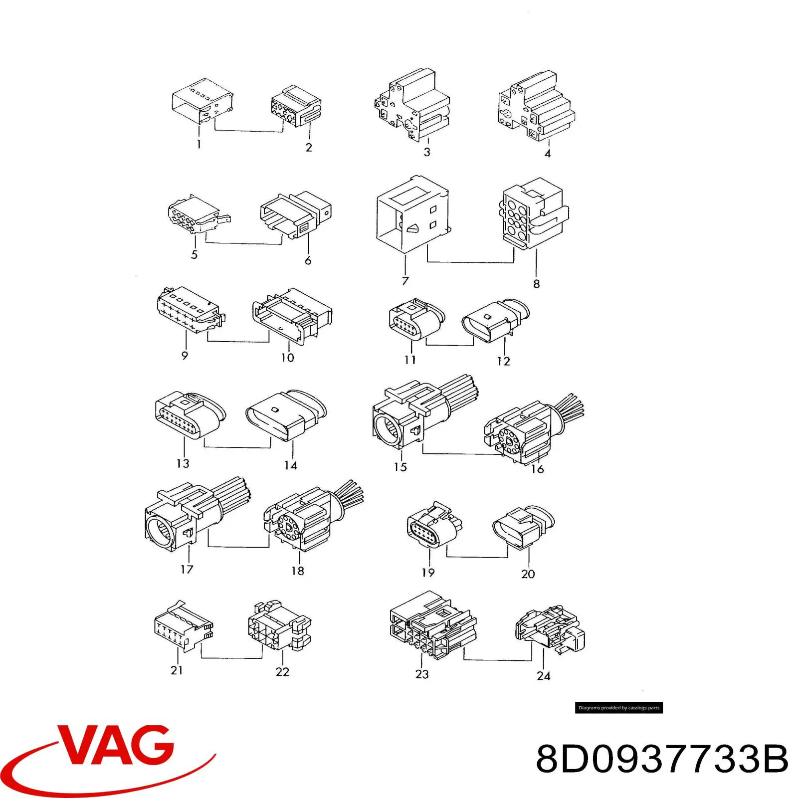 Купить 8D0937733B VAG 