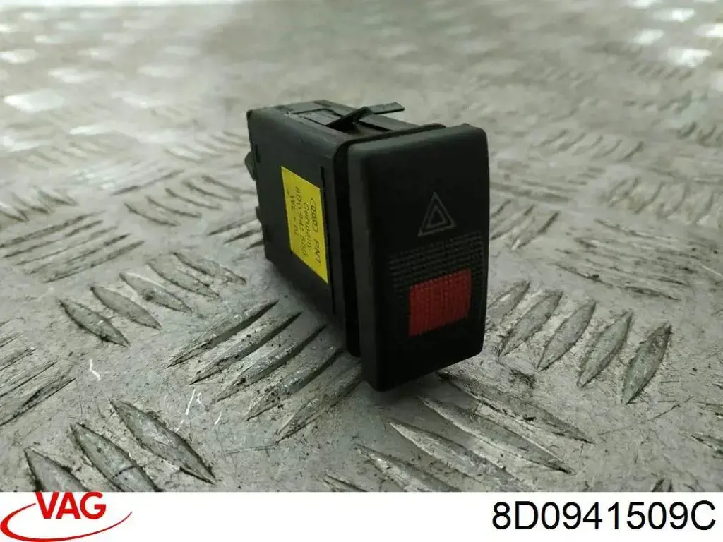 Купить 8D0941509C VAG Кнопка включения аварийной сигнализации