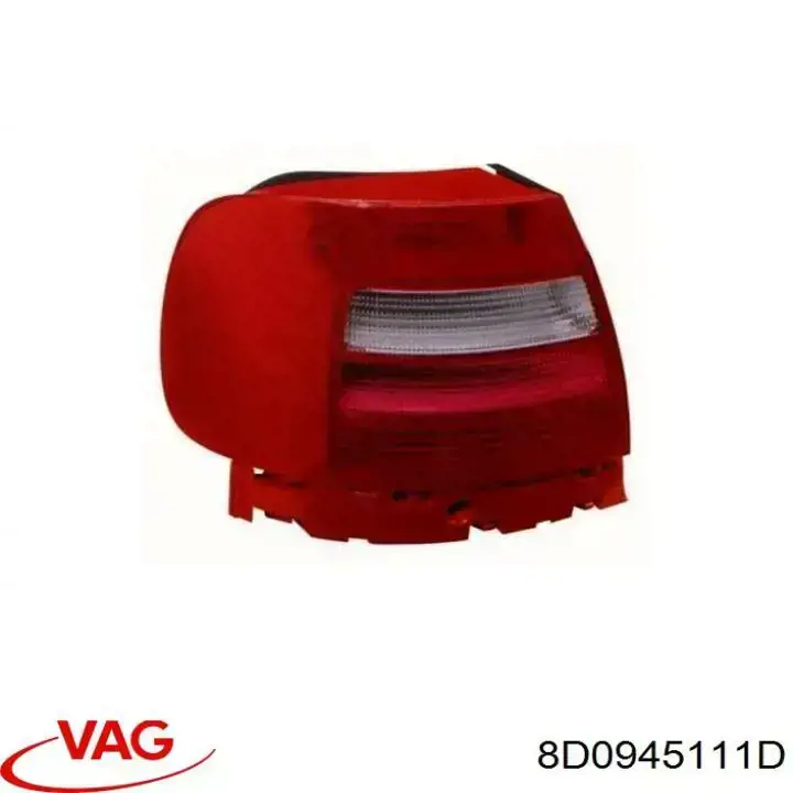 Фонарь задний левый 8D0945111D VAG