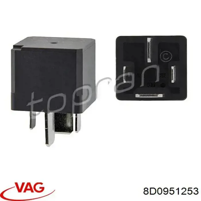 Реле вентилятора 8D0951253 VAG