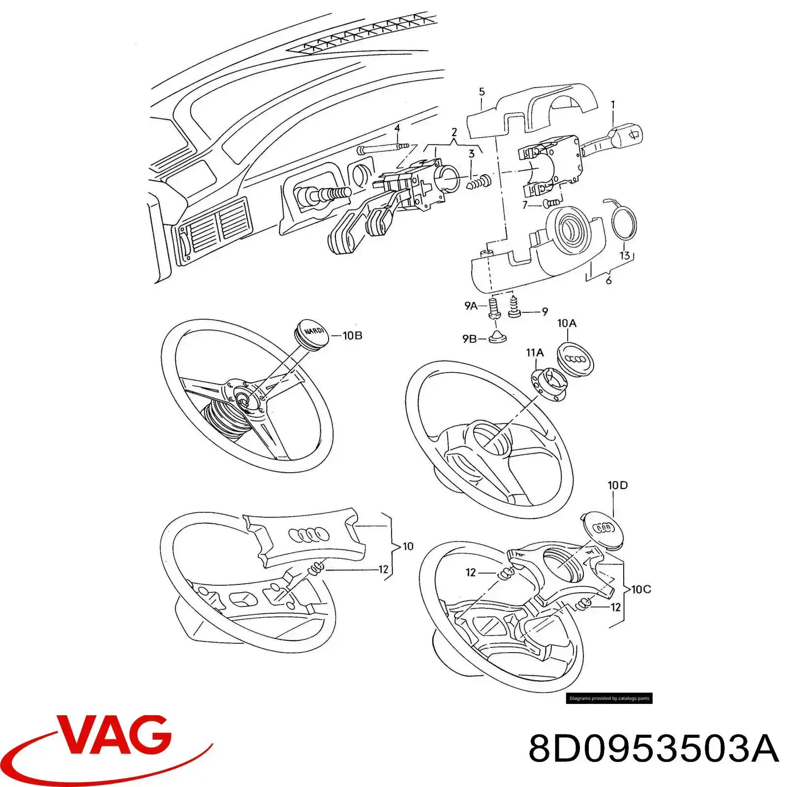  VAG 8D0953503A цена, от 11.29 USD