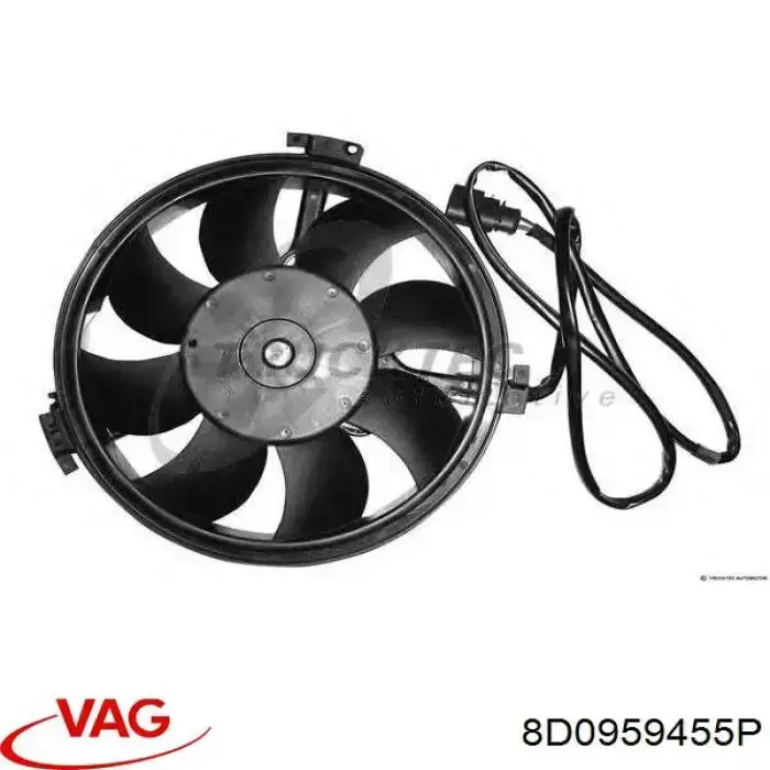 Электровентилятор охлаждения в сборе VAG 8D0959455P цена, от 38.01 USD