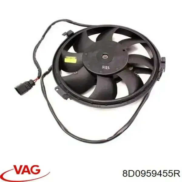 Электровентилятор охлаждения 8D0959455R VAG