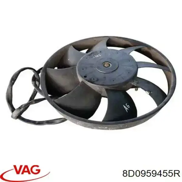 Электровентилятор охлаждения в сборе VAG 8D0959455R цена, от 32.26 USD