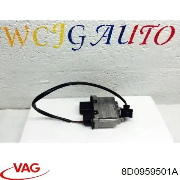8D0959501A VAG regulador de revoluções de ventilador de esfriamento (unidade de controlo)