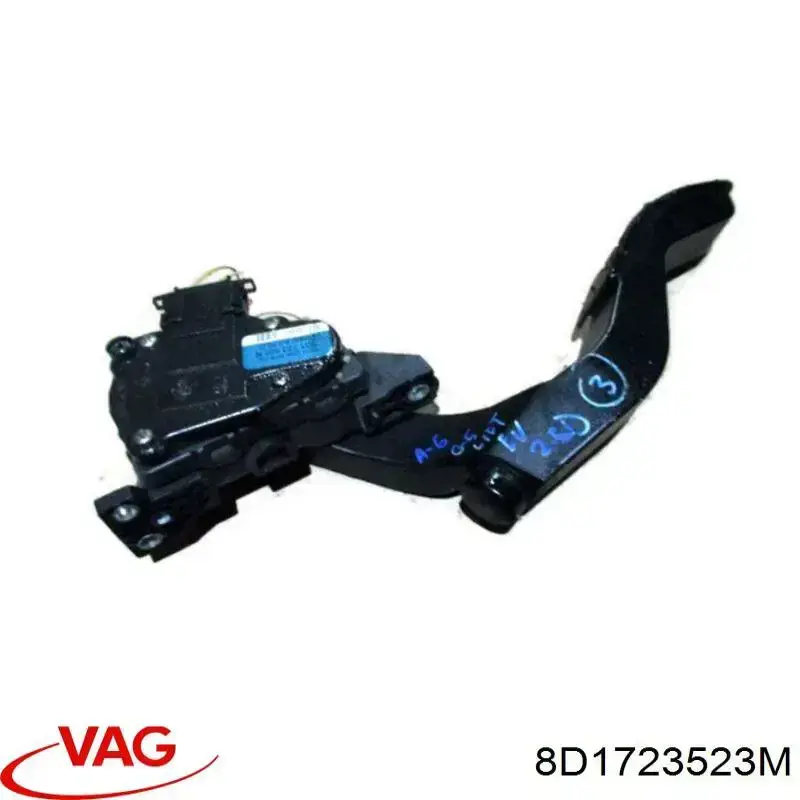 8D1723523P VAG pedal de gás (de acelerador)