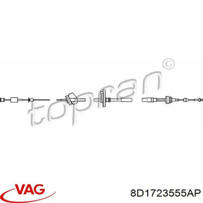 Тяга газа VAG 8D1723555AP цена, от 17.10 USD