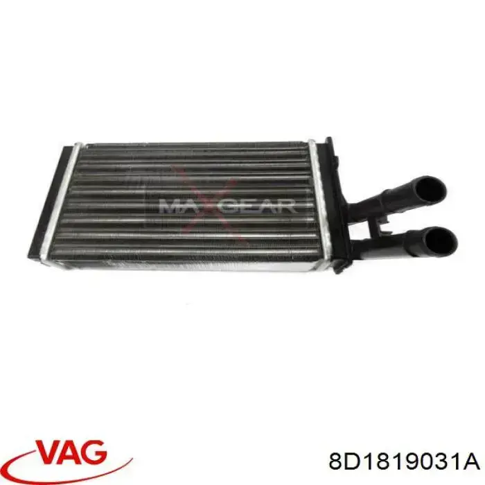Радиатор печки (отопителя) VAG 8D1819031A цена, от 13.28 USD