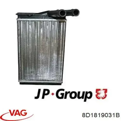 8D1819031B VAG radiador de forno (de aquecedor)