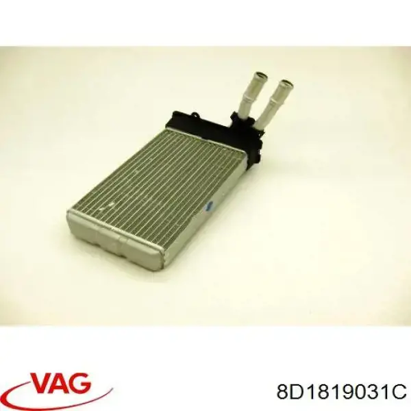 Радиатор печки (отопителя) VAG 8D1819031C цена, от 13.28 USD