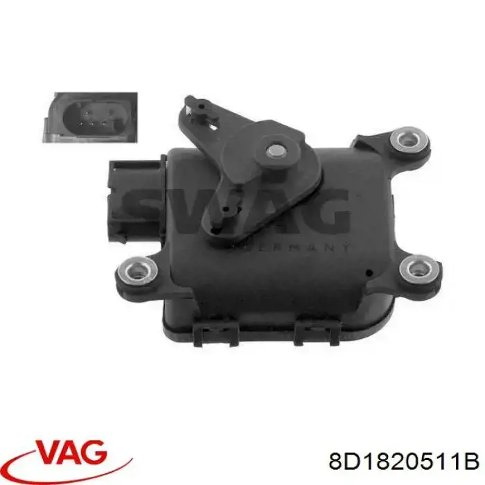 Привод заслонки печки 8D1820511B VAG