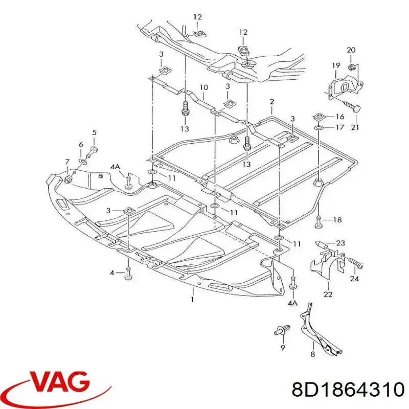 8D1864310 VAG 