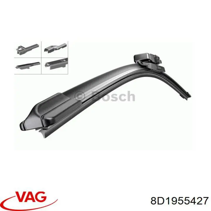 Щетка-дворник лобового стекла пассажирская 8D1955427 VAG