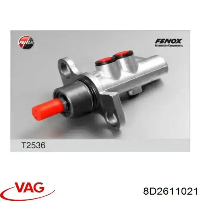 Цилиндр главный тормоза (гидротормозов) VAG 8D2611021 цена, от 53.56 USD