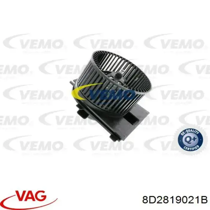 Купить 8D2819021B VAG Электродвигатели (электродвигатель отопителя) или розетка прицепа штепсельная