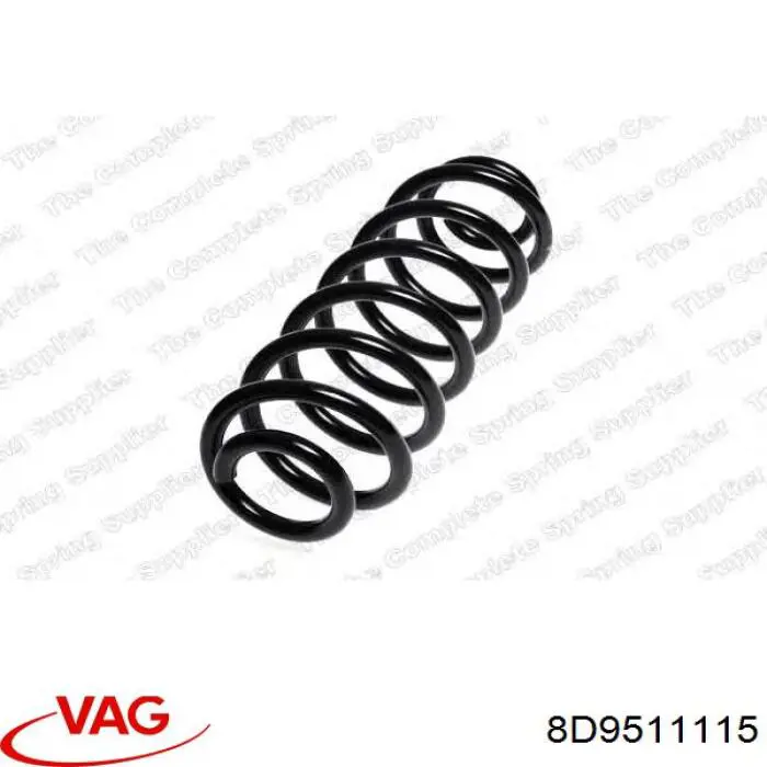 Купить 8D9511115 VAG Пружина подвески