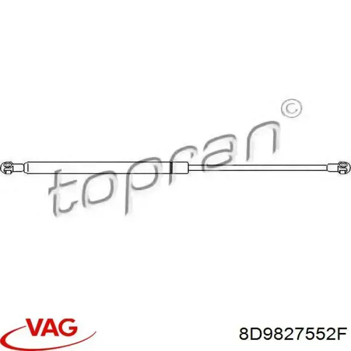 Амортизатор задней двери VAG 8D9827552F цена, от 8.19 USD