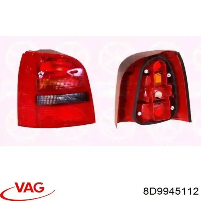Купить 8D9945112 VAG Задняя правая фара