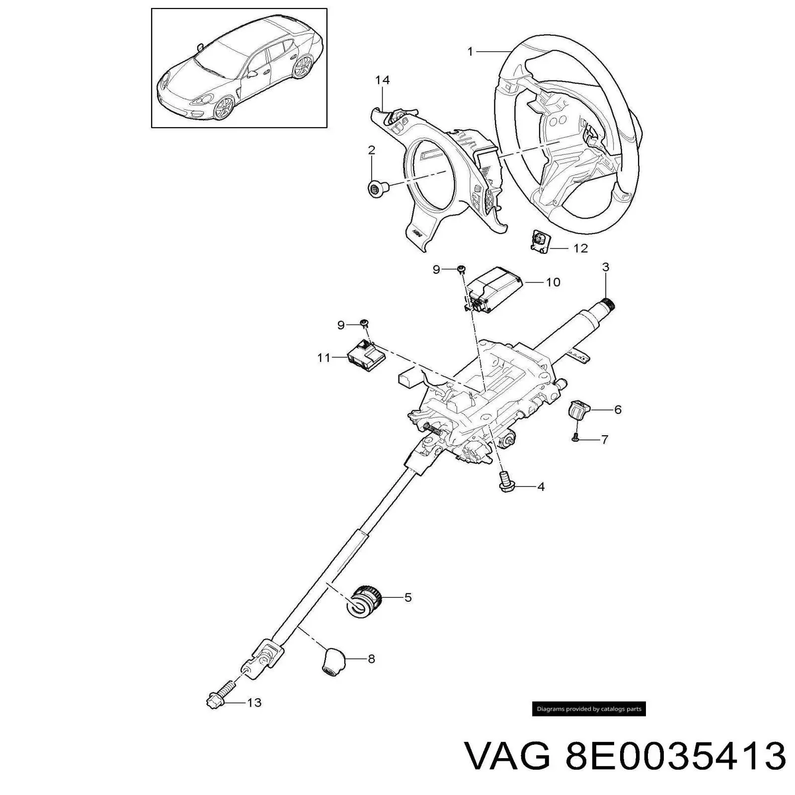  Porsche 8E0035413 цена, от 1.13 USD