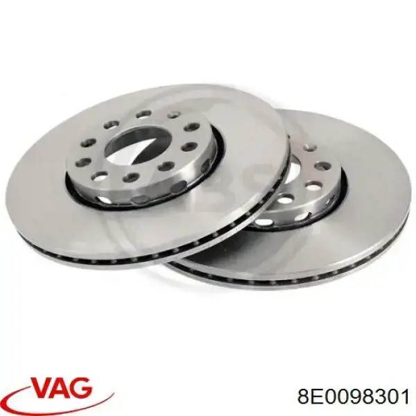 8E0098301 VAG Диск тормозной передний