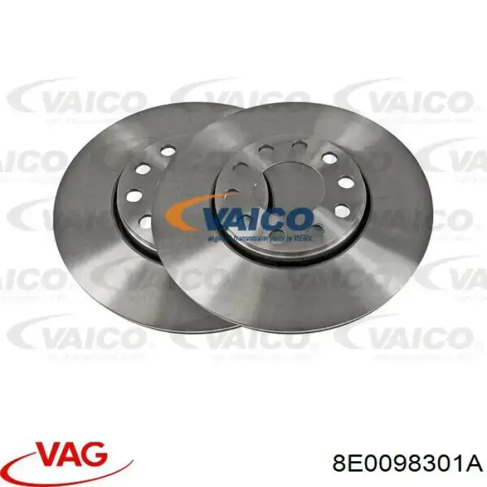 Тормоз дисковый передний VAG 8E0098301A цена, от 37.92 USD