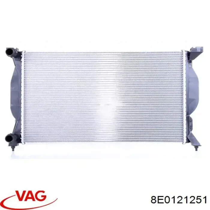 Радиатор охлаждения двигателя VAG 8E0121251 цена, от 55.59 USD