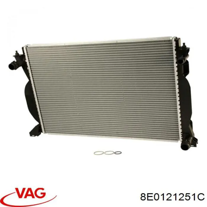 8E0121251C VAG радиатор