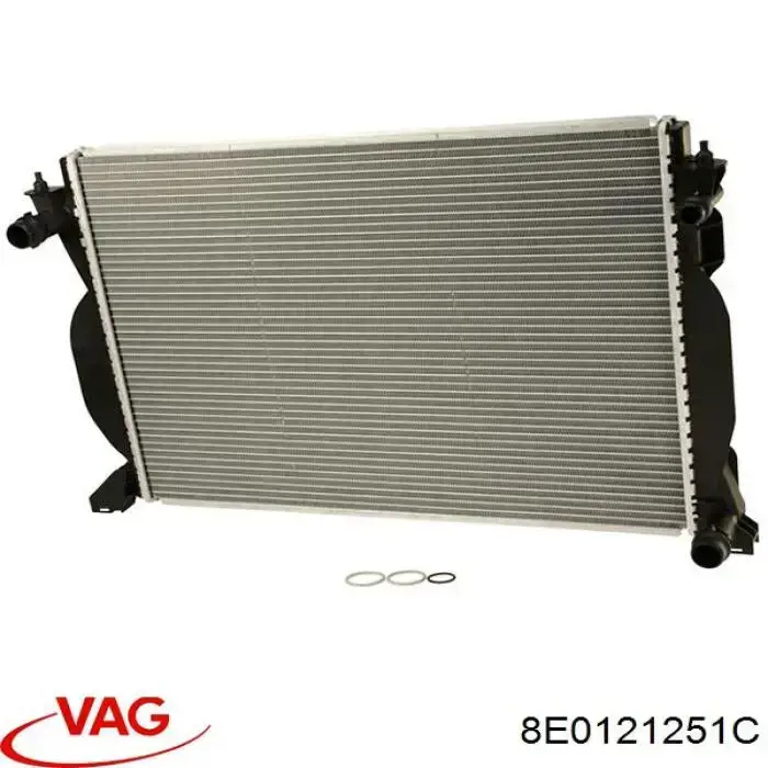 Радиатор охлаждения двигателя VAG 8E0121251C цена, от 89.07 USD