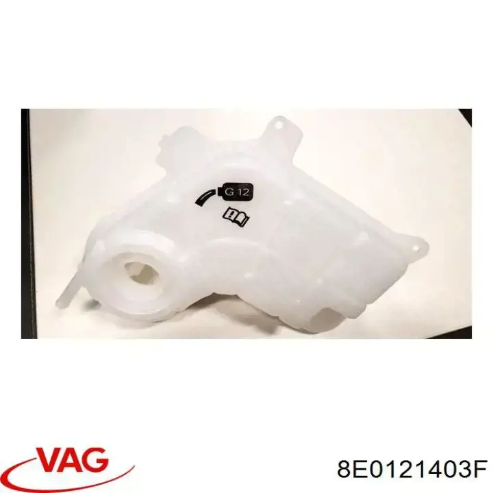 Купить 8E0121403F VAG Водяной бачок системы охлаждения