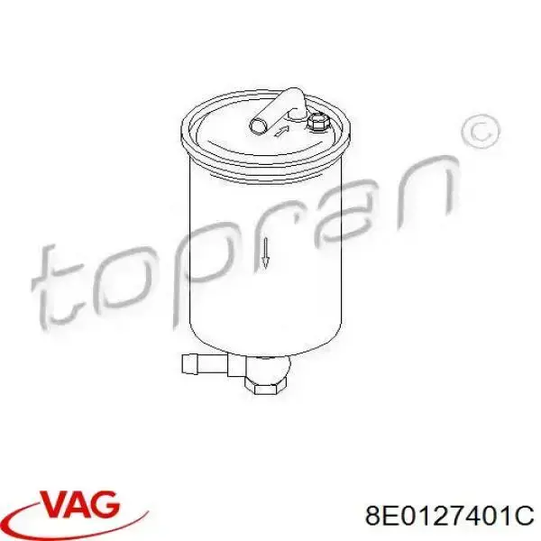 Фильтр топливный VAG 8E0127401C