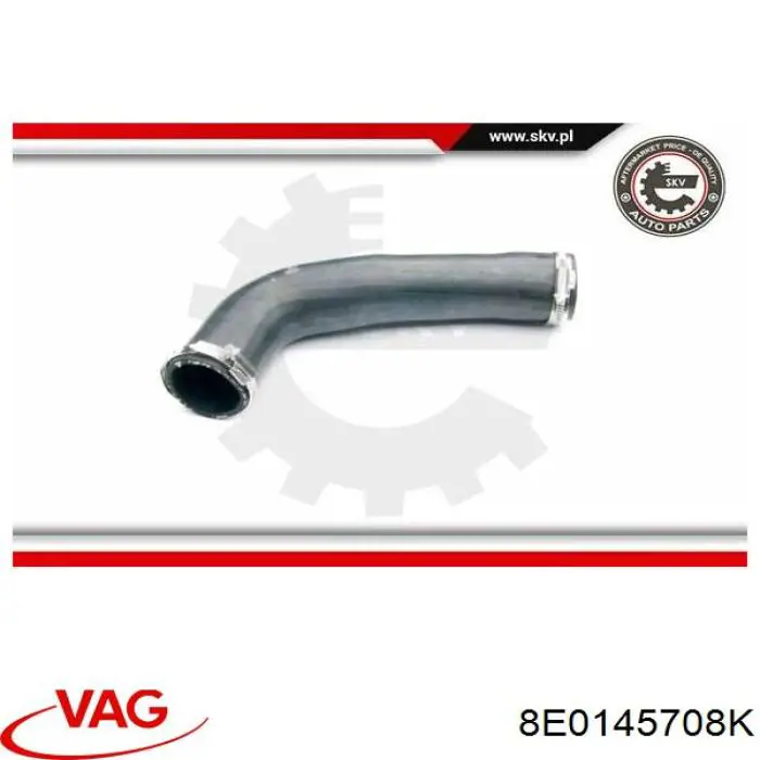 Шланг/патрубок интеркуллера VAG 8E0145708K цена, от 19.08 USD