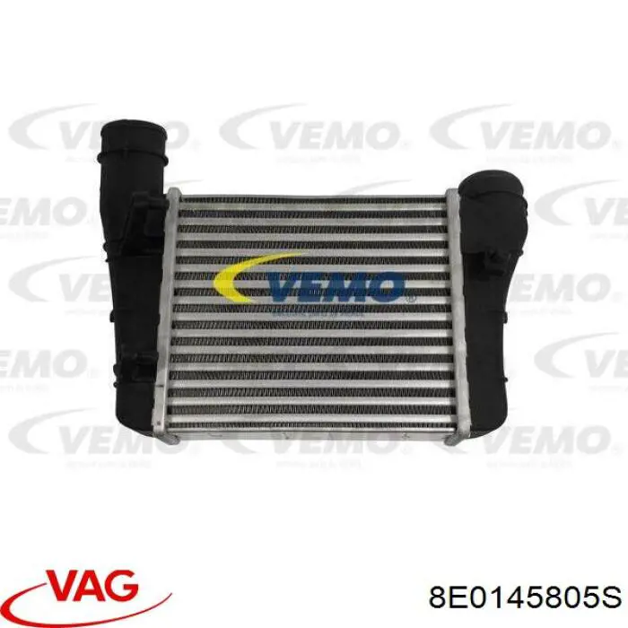 8E0145805S VAG radiador de intercooler