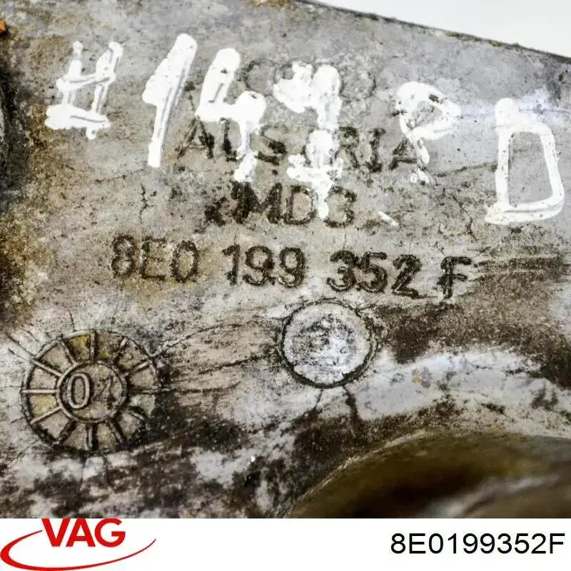 8E0199352F VAG consola de coxim (apoio direita de motor)