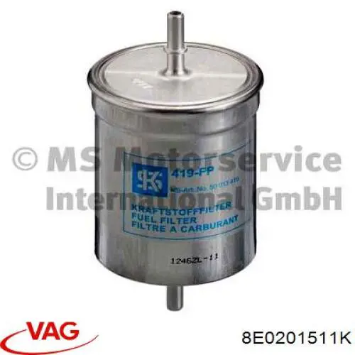 8E0201511K VAG Фильтр топлива