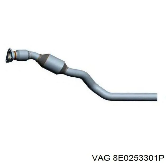 Глушитель, центральная часть VAG 8E0253301P цена, от 8.49 USD