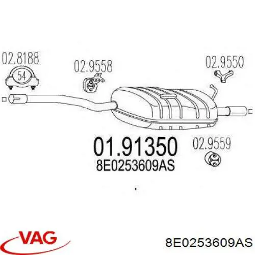  8E0253609AS VAG