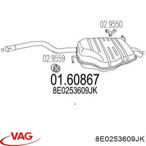 8E0253609GN VAG 