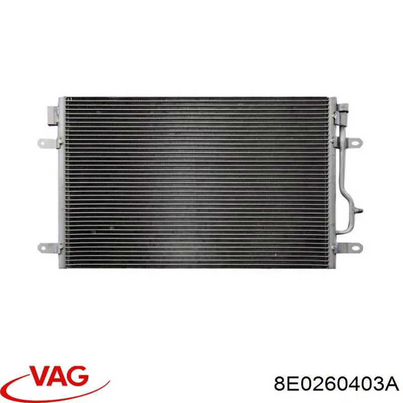8E0260403A VAG радиатор кондиционера