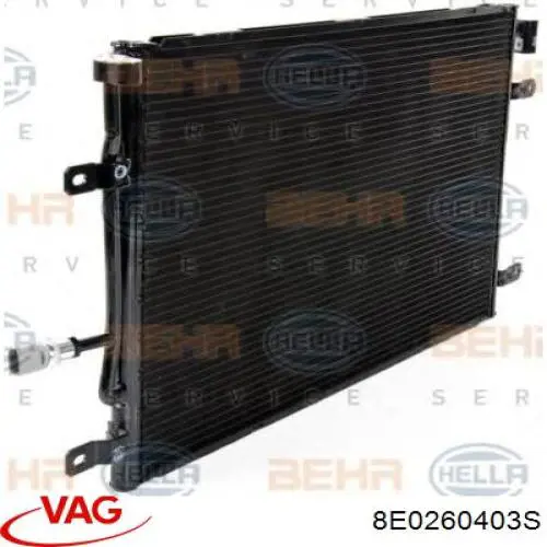 Конденсатор кондиционера VAG 8E0260403S цена, от 76.88 USD